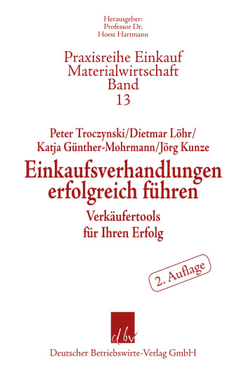 Cover: Einkaufsverhandlungen erfolgreich führen