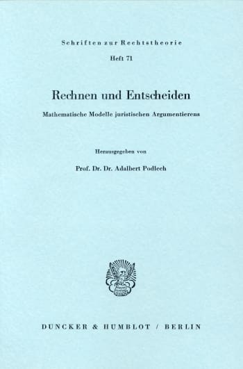 Cover: Rechnen und Entscheiden