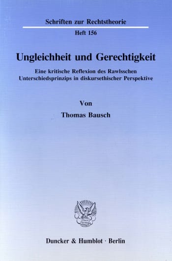 Cover: Ungleichheit und Gerechtigkeit