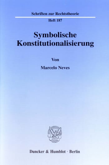 Cover: Symbolische Konstitutionalisierung