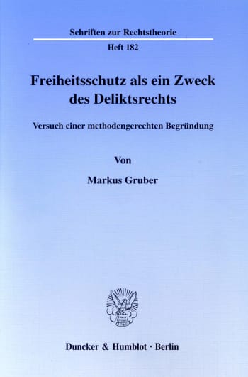 Cover: Freiheitsschutz als ein Zweck des Deliktsrechts