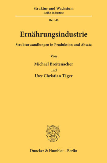 Cover: Ernährungsindustrie