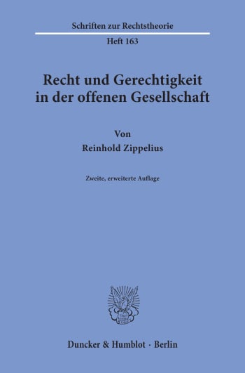 Cover: Recht und Gerechtigkeit in der offenen Gesellschaft