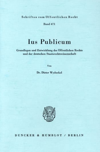 Cover: Ius Publicum