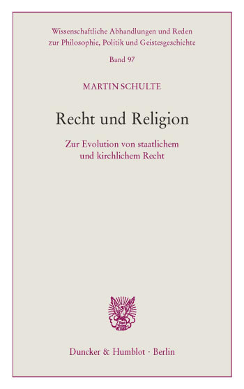 Cover: Recht und Religion