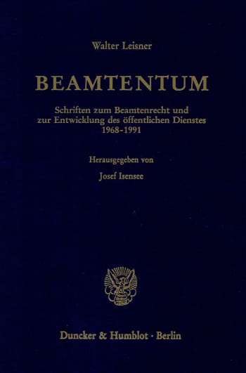 Cover: Beamtentum