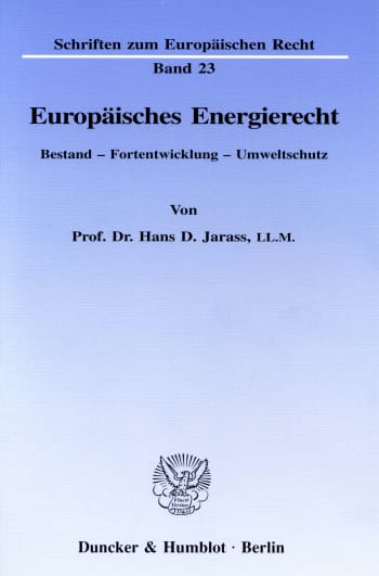 Cover: Europäisches Energierecht