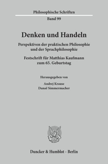 Cover: Denken und Handeln