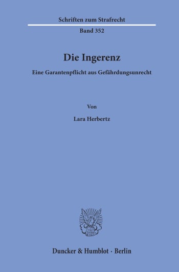 Cover: Die Ingerenz