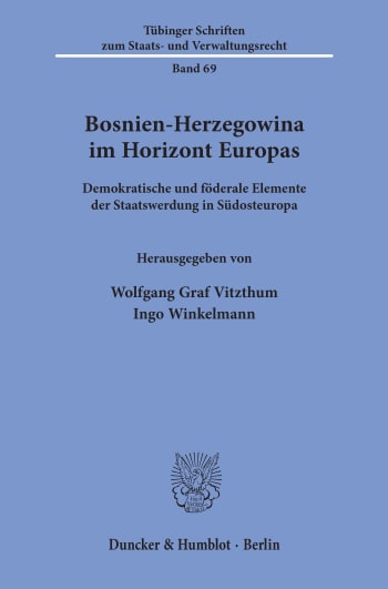 Cover: Bosnien-Herzegowina im Horizont Europas