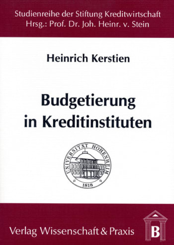 Cover: Budgetierung in Kreditinstituten