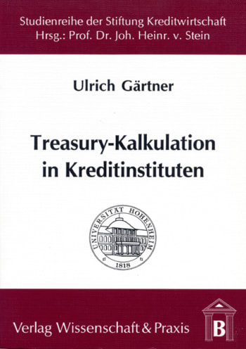 Cover: Treasury-Kalkulation in Kreditinstituten