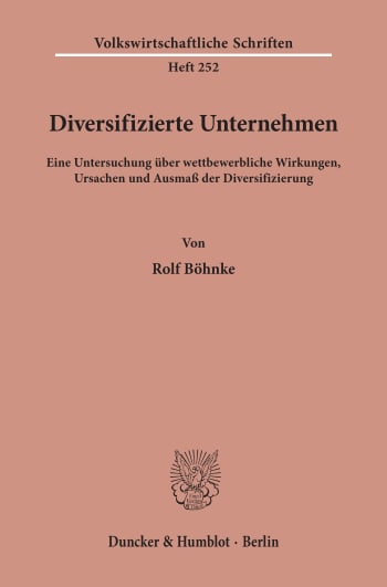 Cover: Diversifizierte Unternehmen