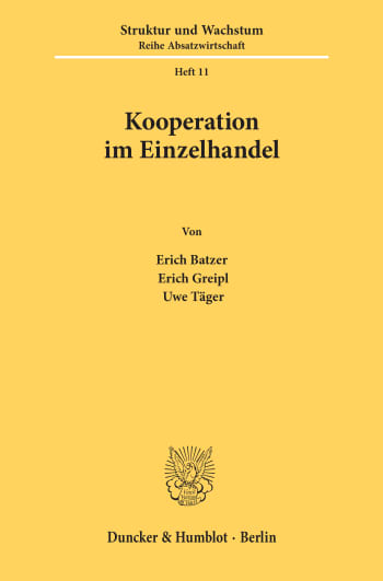 Cover: Kooperation im Einzelhandel