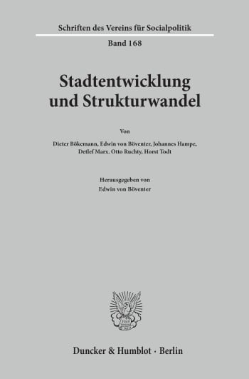 Cover: Stadtentwicklung und Strukturwandel