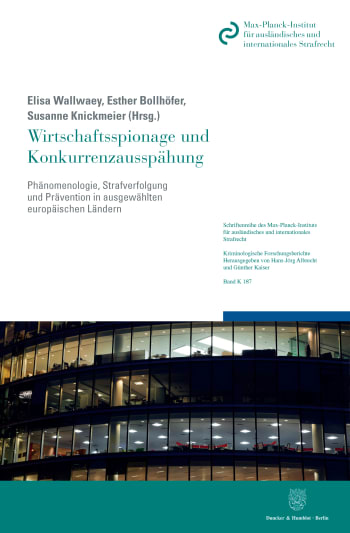 Cover: Wirtschaftsspionage und Konkurrenzausspähung