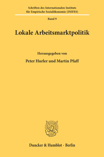 Cover: Lokale Arbeitsmarktpolitik