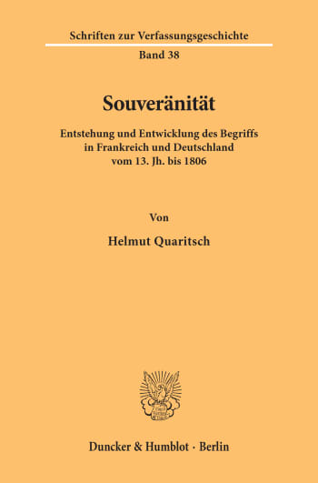 Cover: Souveränität