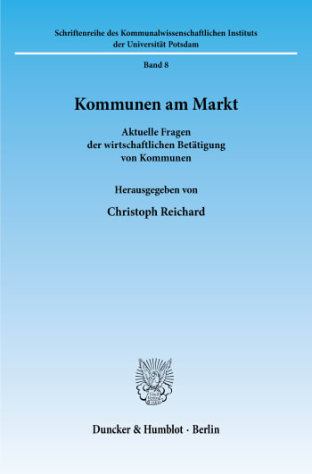 Cover: Kommunen am Markt