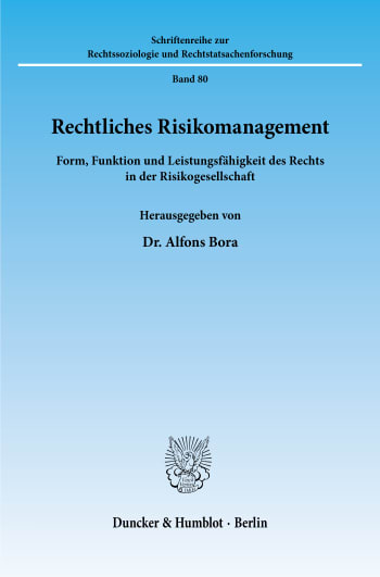 Cover: Rechtliches Risikomanagement