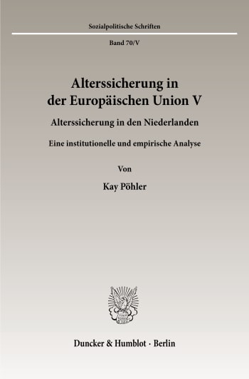 Cover: Alterssicherung in der Europäischen Union V