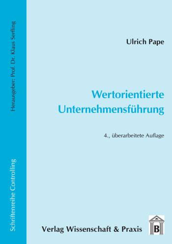 Cover: Wertorientierte Unternehmensführung