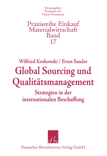 Cover: Global Sourcing und Qualitätsmanagment