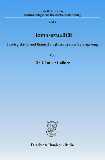 Cover: Homosexualität