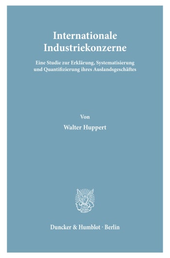 Cover: Internationale Industriekonzerne