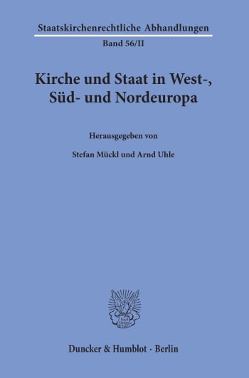 Cover: Kirche und Staat in West-, Süd- und Nordeuropa