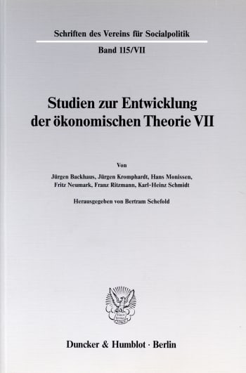 Cover: Probleme der Konjunkturtheorie im ausgehenden 19. Jahrhundert