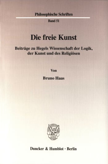 Cover: Die freie Kunst