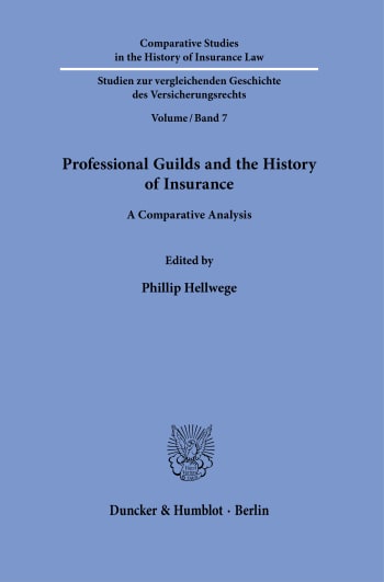 Cover: Professional Guilds and the History of Insurance