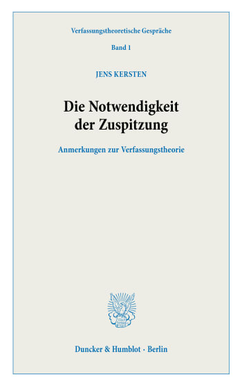 Cover: Die Notwendigkeit der Zuspitzung