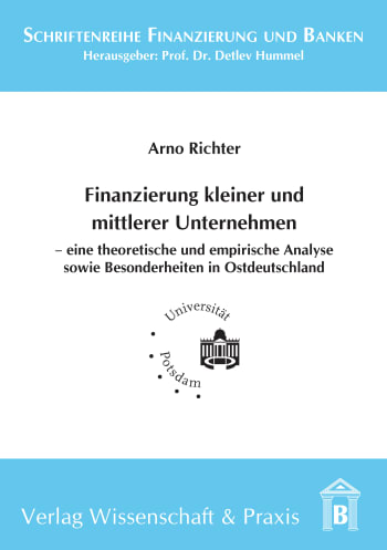 Cover: Finanzierung kleiner und mittlerer Unternehmen