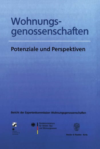 Cover: Wohnungsgenossenschaften