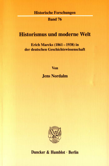 Cover: Historismus und moderne Welt