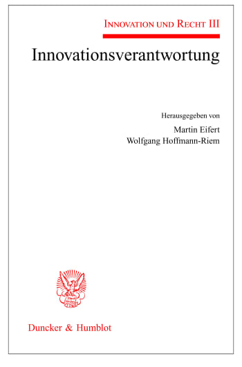 Cover: Innovationsverantwortung