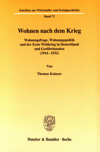 Cover: Wohnen nach dem Krieg