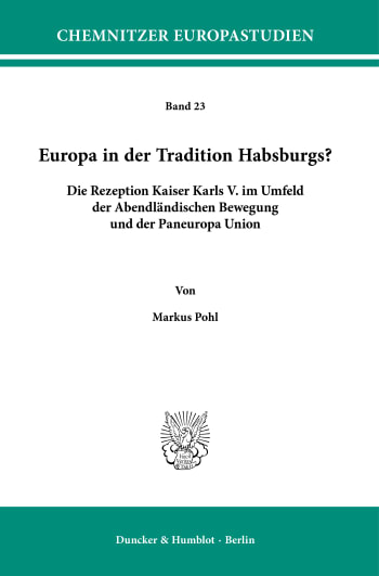 Cover: Europa in der Tradition Habsburgs?