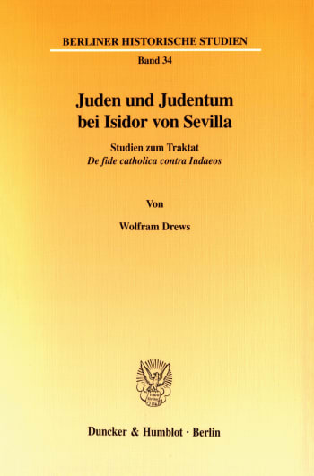 Cover: Juden und Judentum bei Isidor von Sevilla