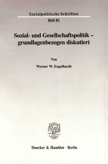 Cover: Sozial- und Gesellschaftspolitik - grundlagenbezogen diskutiert