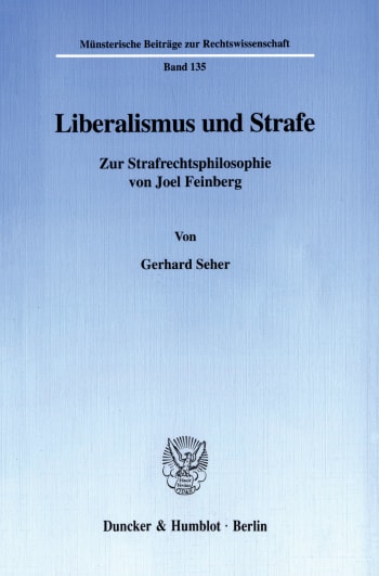 Cover: Liberalismus und Strafe