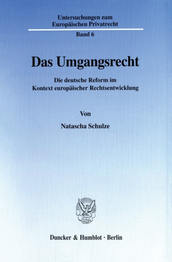 Cover: Das Umgangsrecht