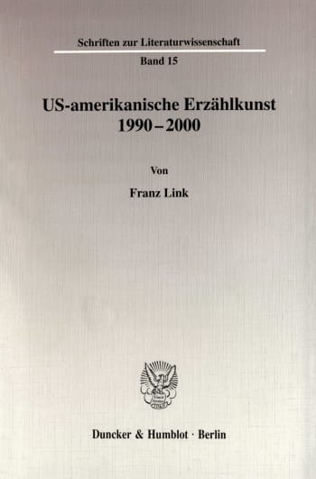 Cover: US-amerikanische Erzählkunst 1990-2000