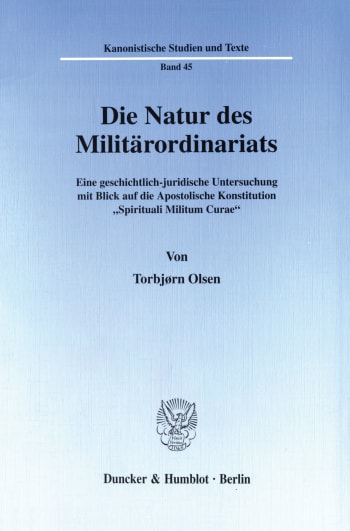 Cover: Die Natur des Militärordinariats