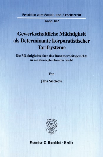 Cover: Gewerkschaftliche Mächtigkeit als Determinante korporatistischer Tarifsysteme