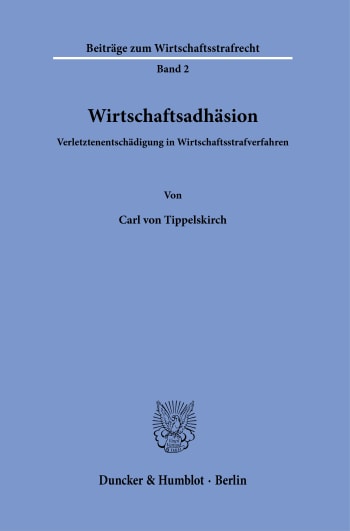 Cover: Wirtschaftsadhäsion