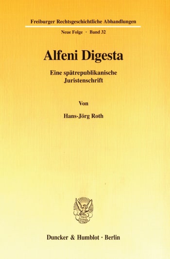 Cover: Alfeni Digesta