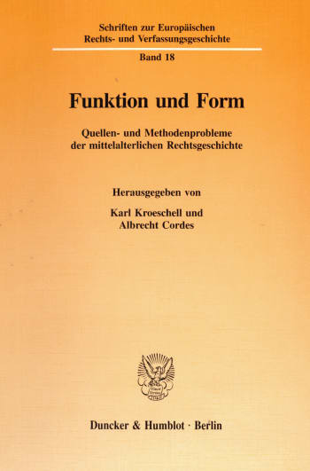 Cover: Funktion und Form